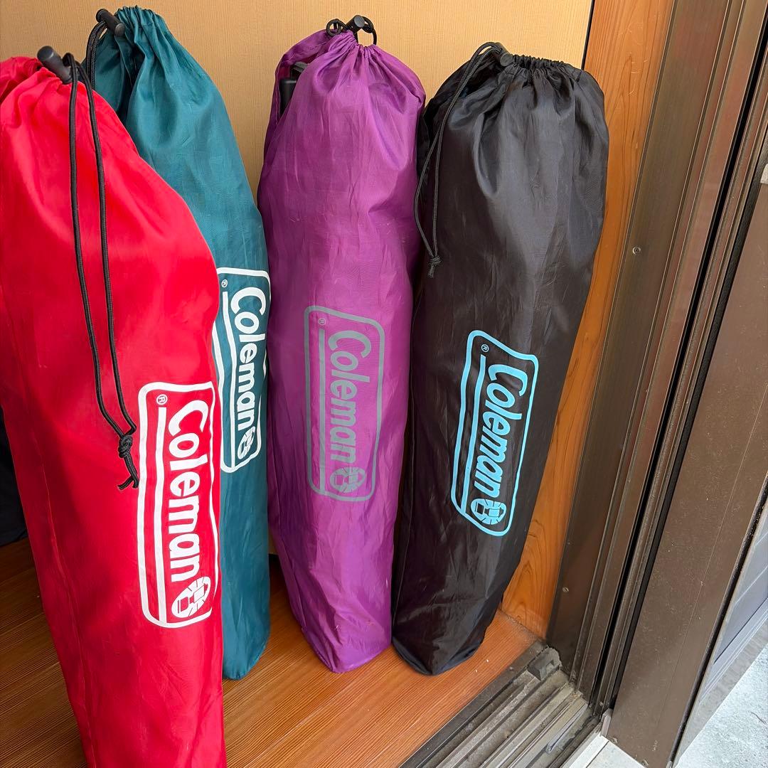 Coleman アウトドアチェア 4色セット