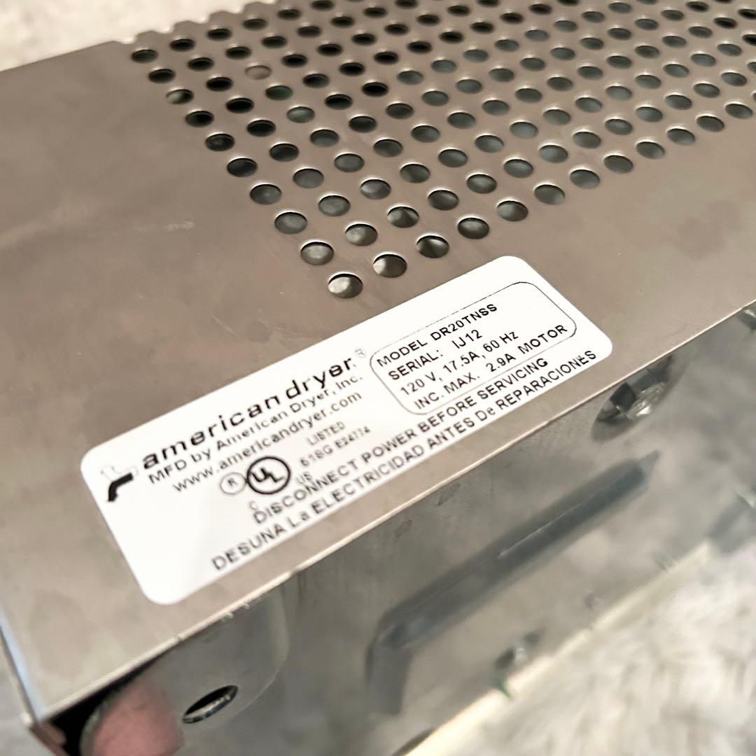 【極美品】 American Dryer 業務用ハンドドライヤー ②