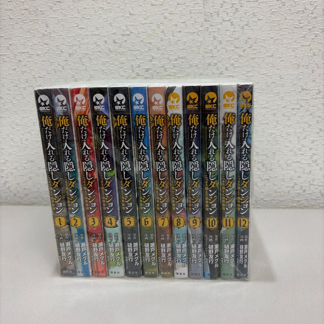 俺だけ入れる隠しダンジョン　全１２巻セット