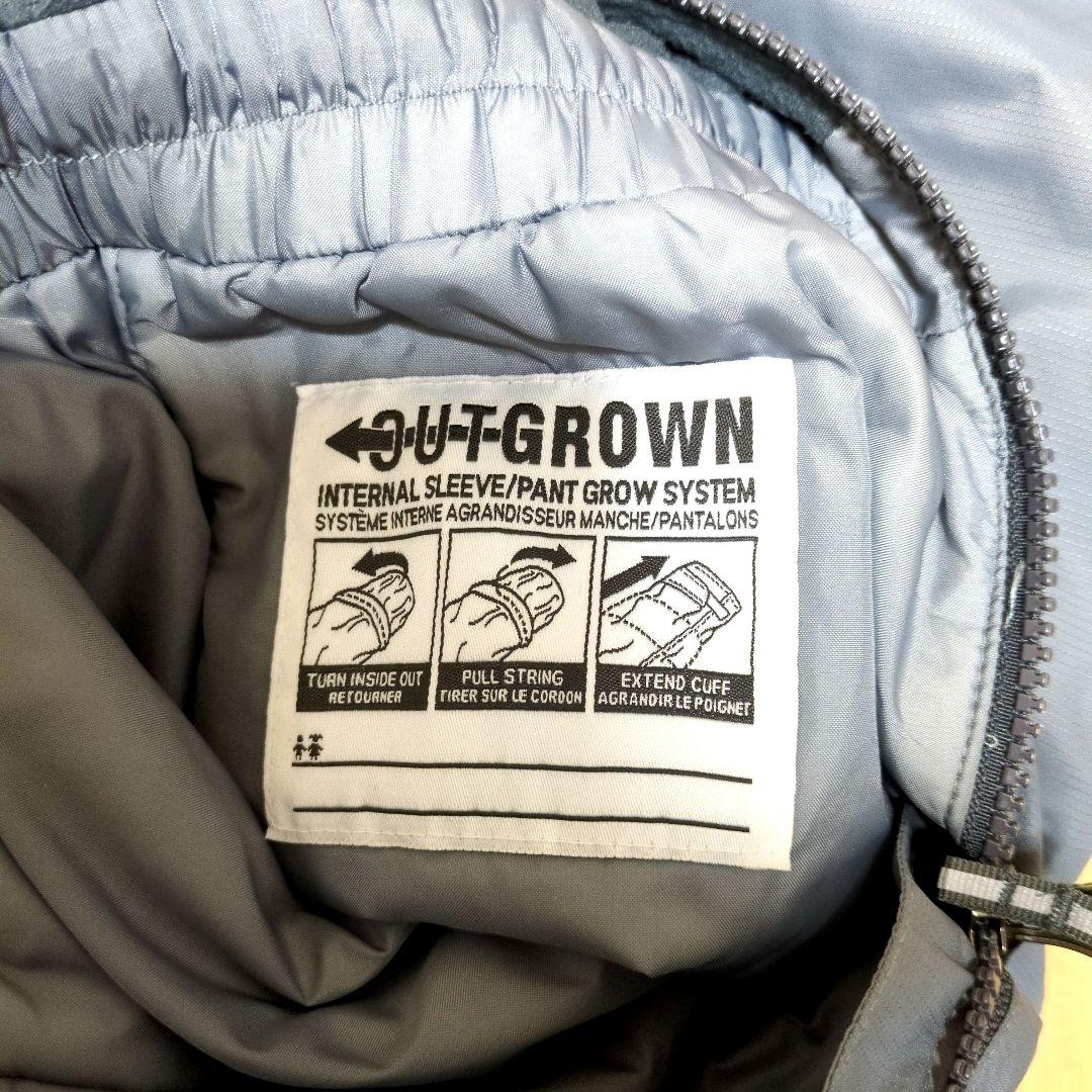 【美品】120cm　XS　Columbia　スキーウェア　上下セット　赤✕グレー