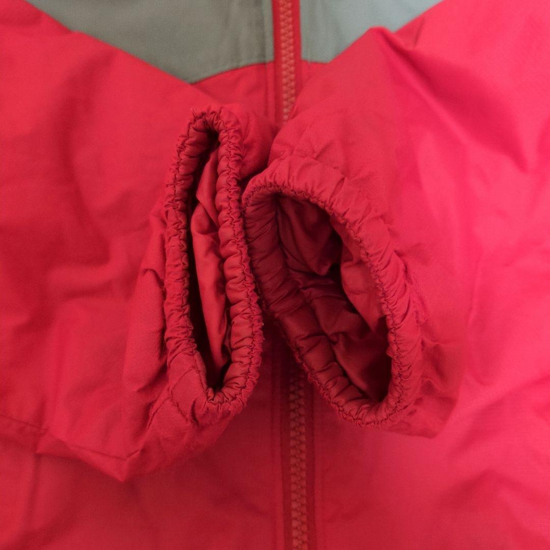 【美品】120cm　XS　Columbia　スキーウェア　上下セット　赤✕グレー