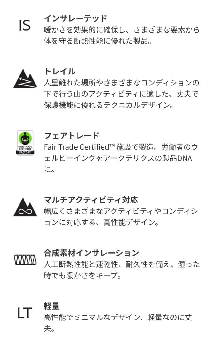 2025年製 アークテリクス アトムフーディ ブラック Sサイズ