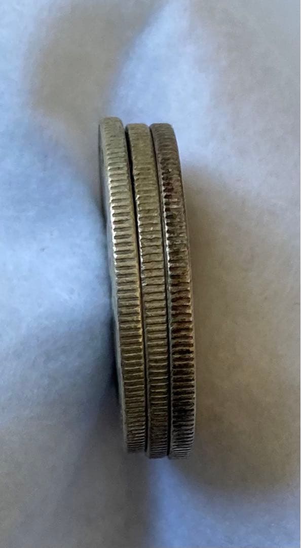 1958年 フランクリン　ハーフダラー　銀貨　③枚
