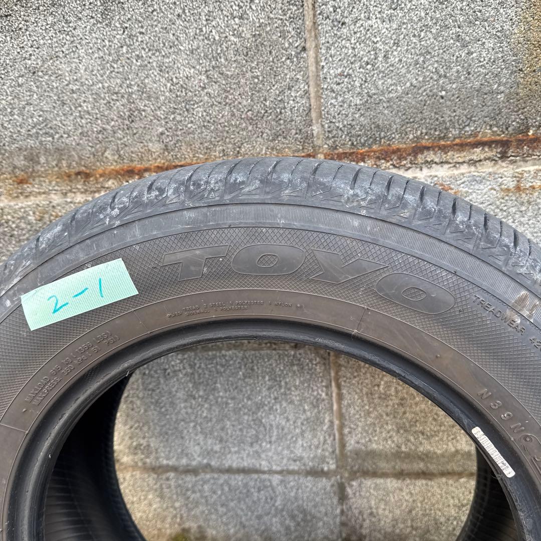 TOYO 195/65R15 2本　24年製　中古品　2