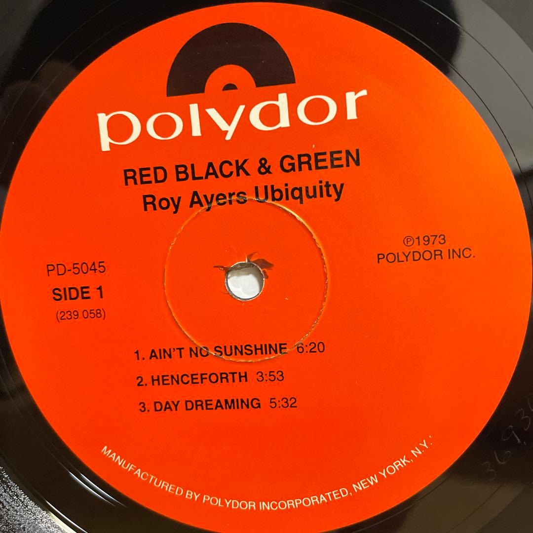 洋楽 Roy Ayers Ubiquity RED BLACK & GREEN