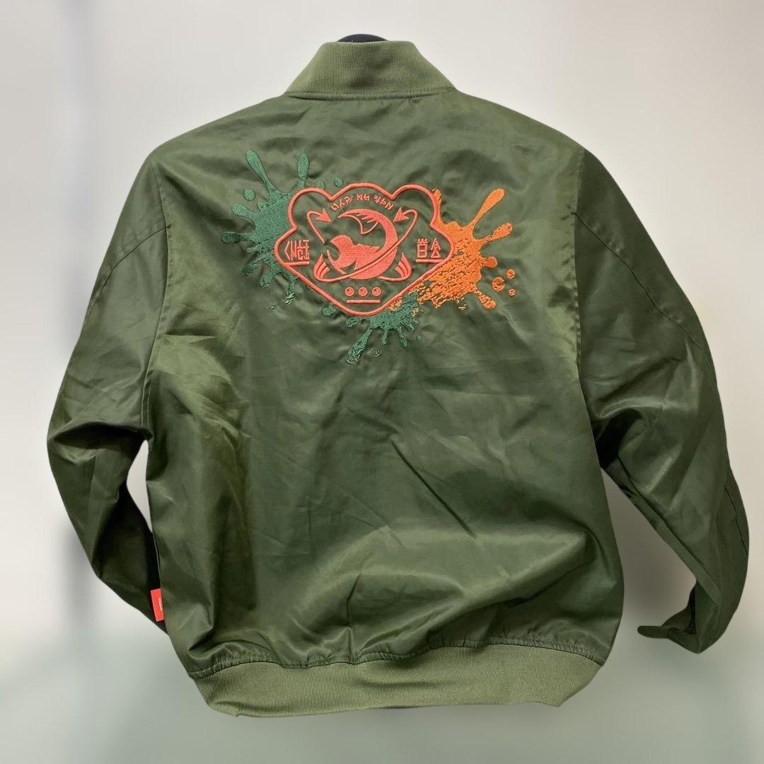 ♦︎美品♦︎ スプラトゥーン3 サーモンラン ジャケット Mサイズ MA-1