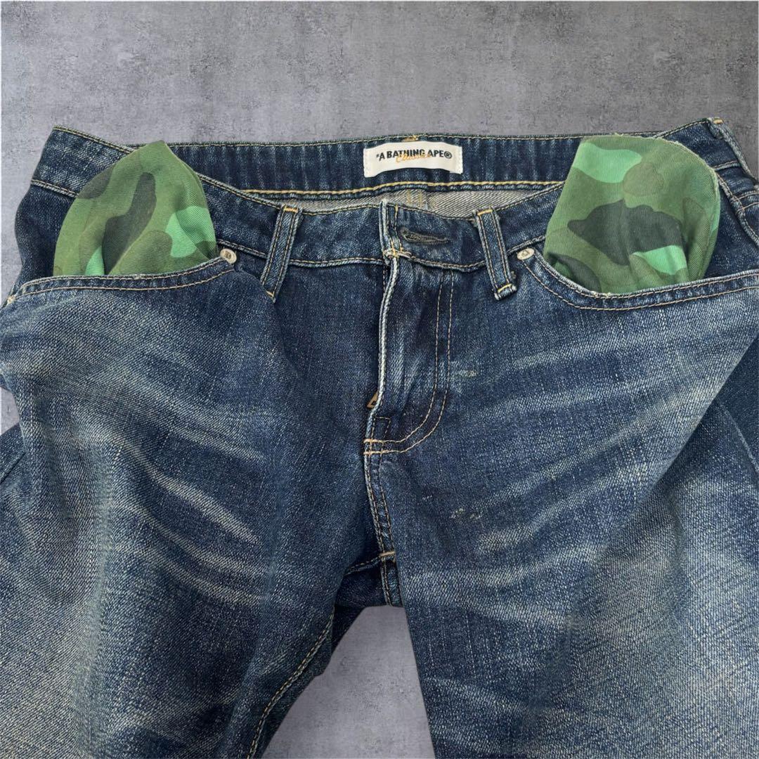 A BATHING APE Busy Works jeans 入手困難