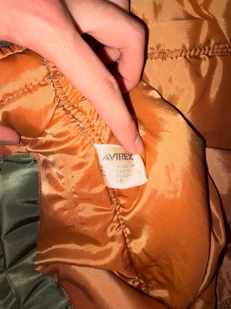 m*t様 AVIREX オリーブグリーン n2b フライトジャケット archi