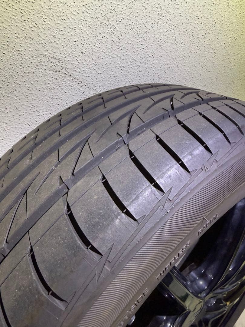 17インチ タイヤホイール4本 ブリヂストン RV ウェッズ レオニス