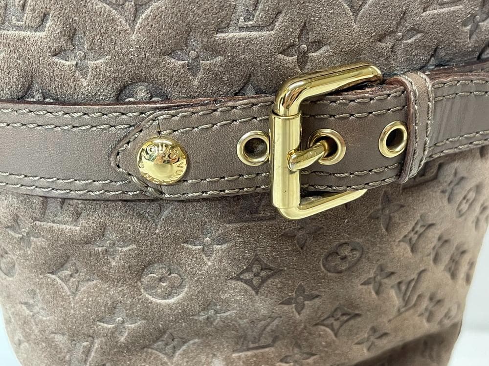 ◆LOUIS VUITTON ムートンブーツ モノグラムブラウン　10374