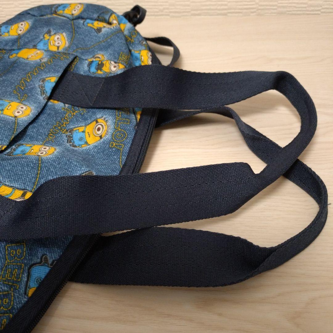 ♡美品♡ ミニオンズ　レスポートサック　 ボストンバッグ 　デニム風