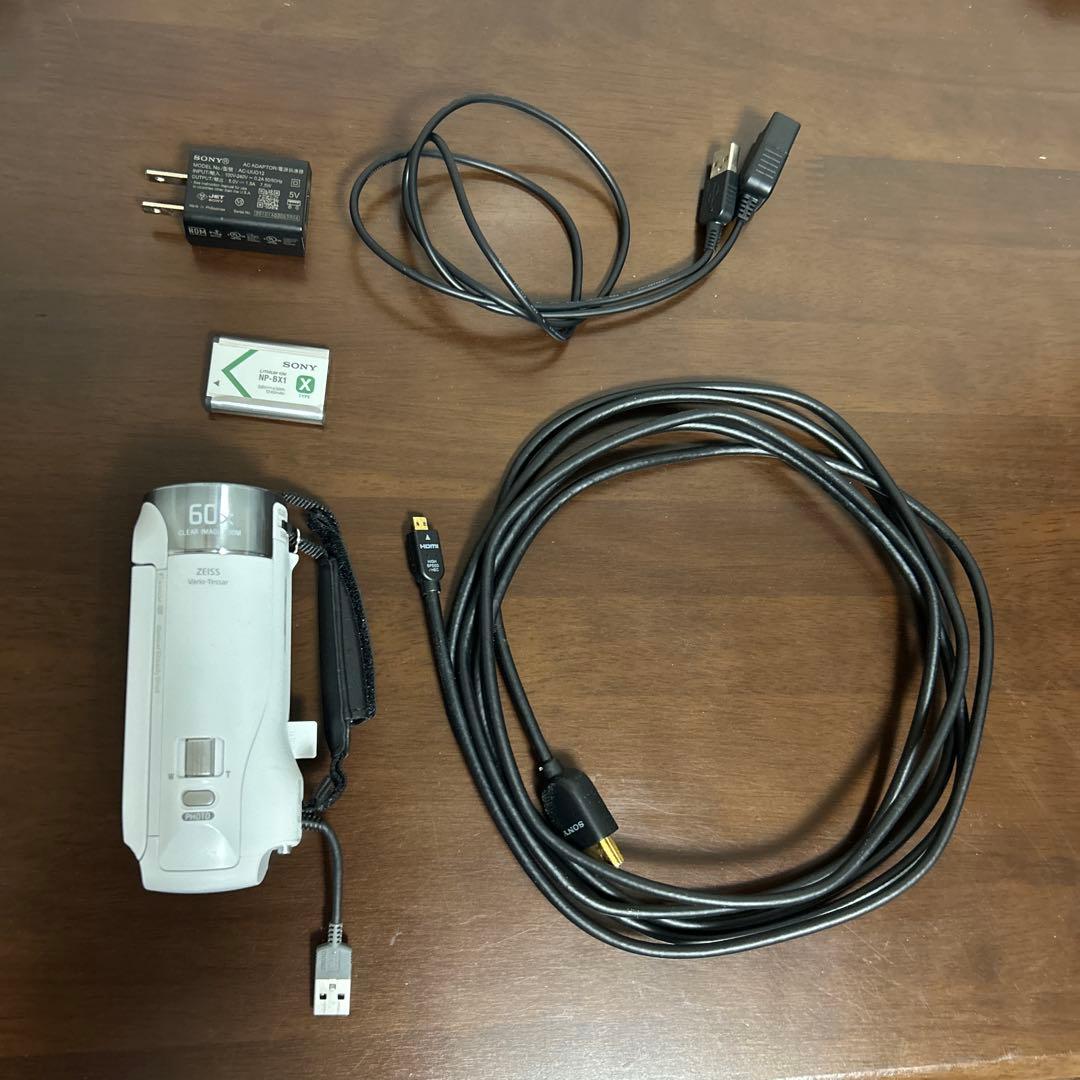 【美品】 SONY HDR-CX470 ホワイト