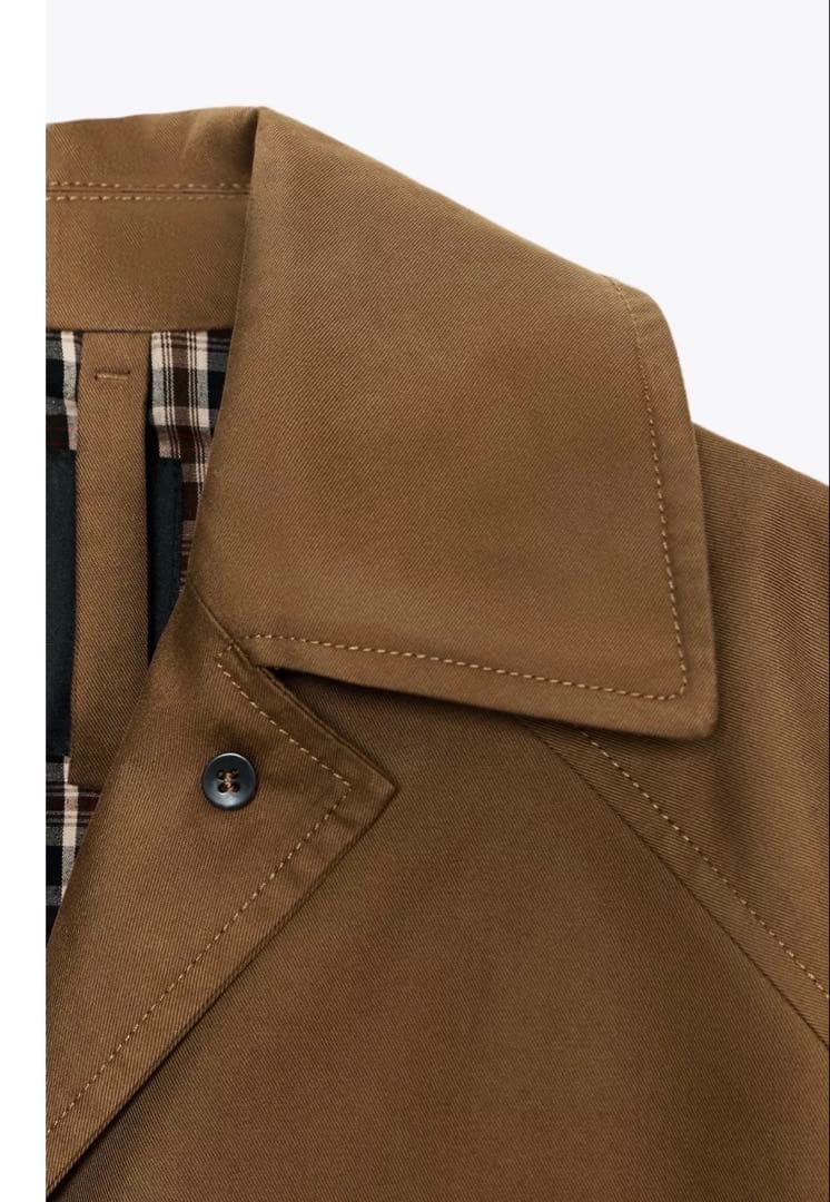 新品タグ付ZARA コート　茶