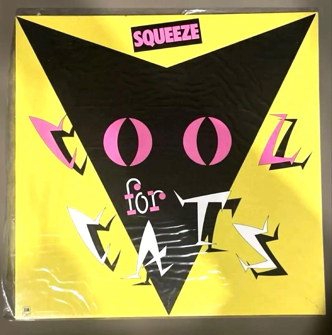 洋楽 SQUEEZE COOL for CAT yellow cover LP