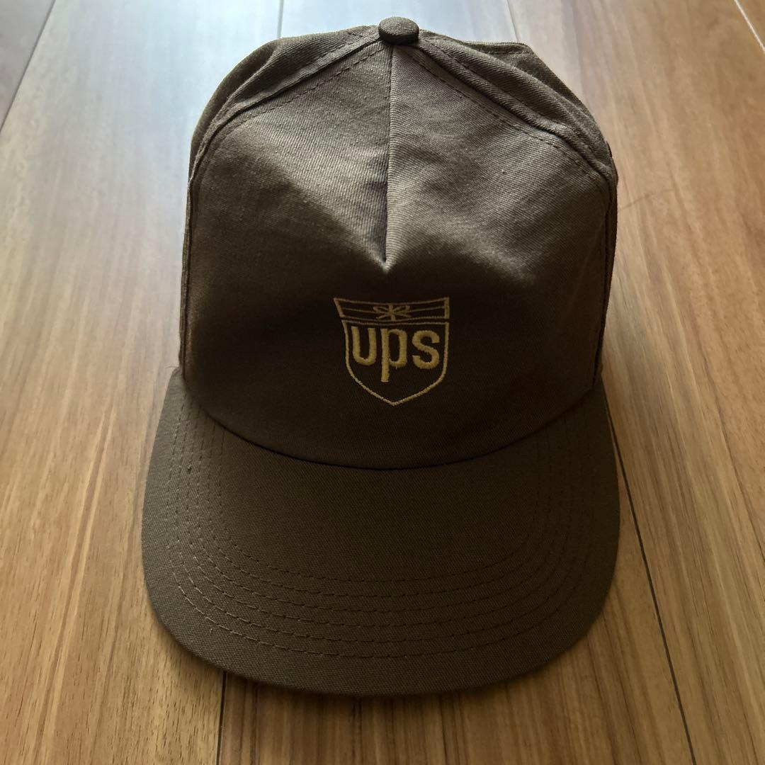 【USA製】UPS キャップ ワーク ブラウン 企業系