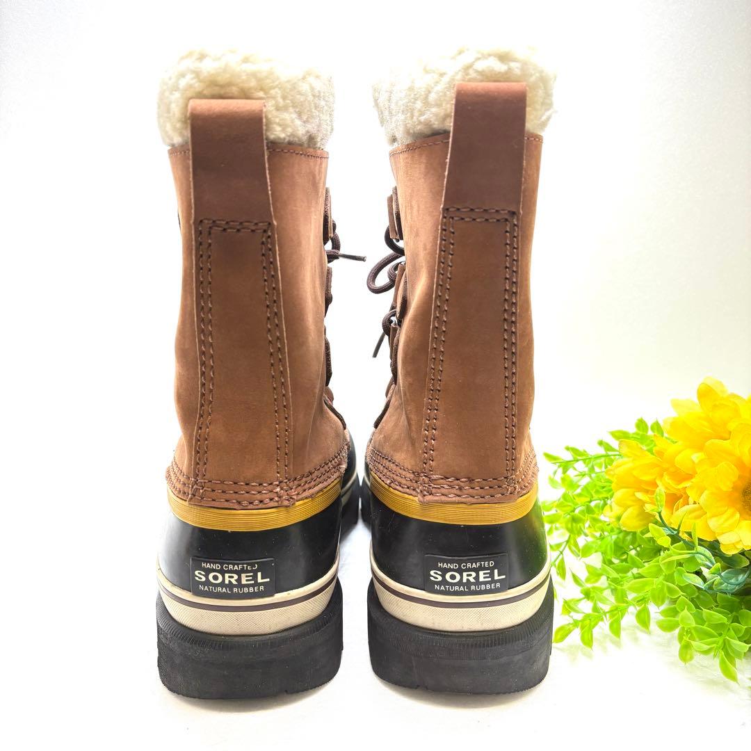 SOREL ソレル カリブー ブーツ 防寒防水 シナモン 23.5cm