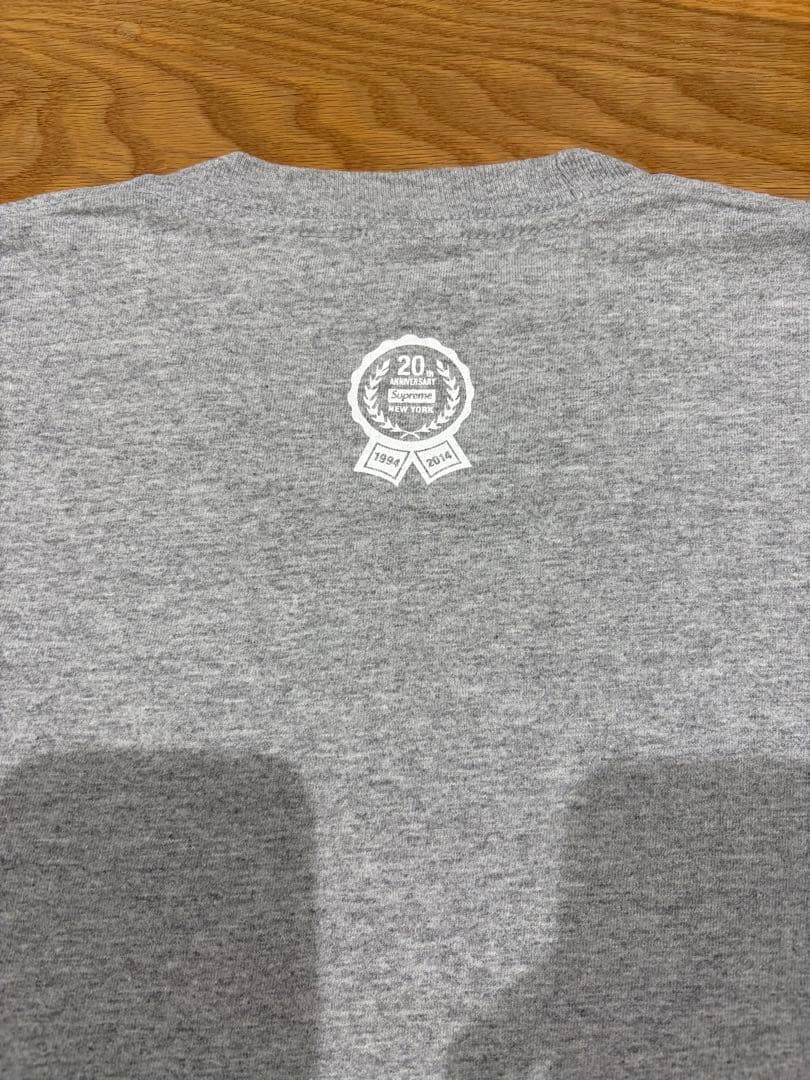 Supreme グレー Tシャツ 20周年記念