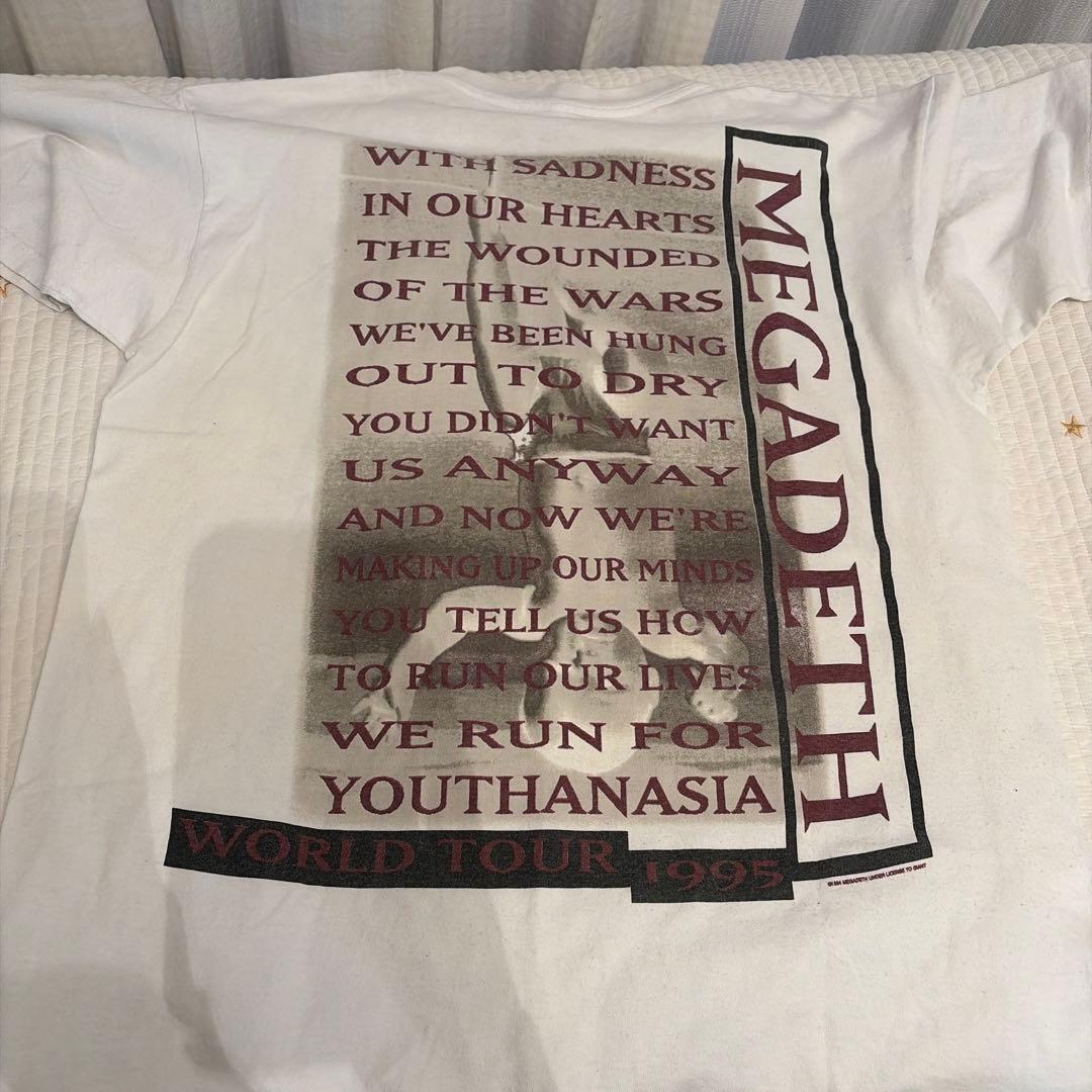 MEGADETH Youthanasia Tシャツ ホワイト