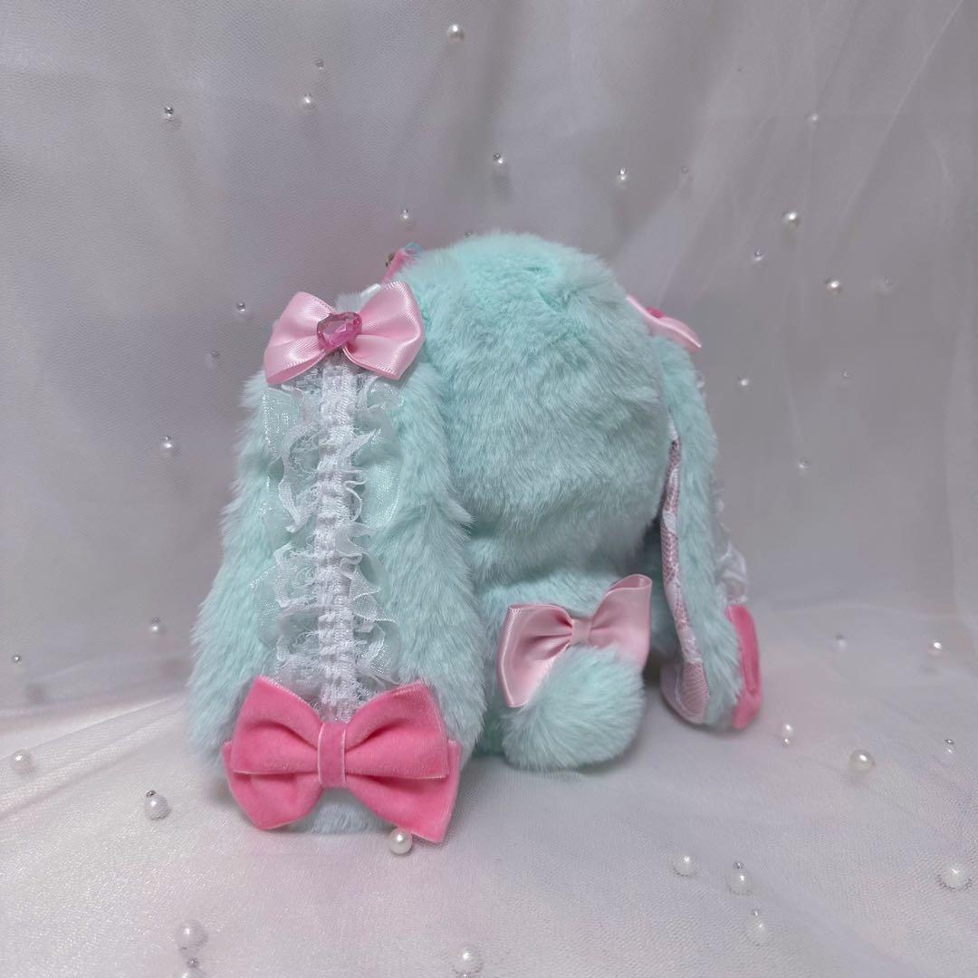 ぬい服 10~12cm おすわり うさぎ ピンク ミントグリーン