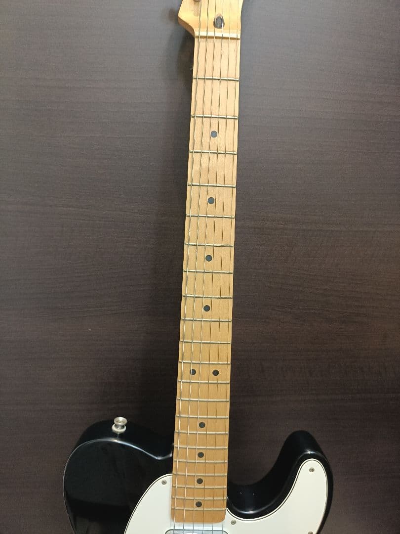 Fender Telecaster ブラック　テレキャスター　シールド　ストラッ