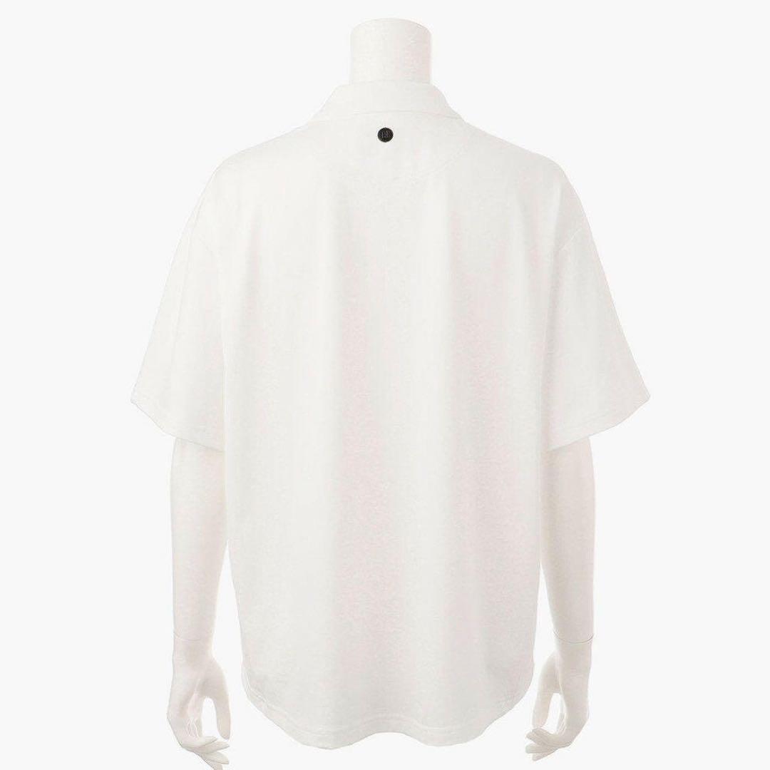 BRIEFING ブリーフィングLOGO POLO 白XS
