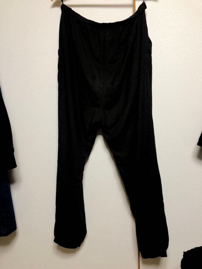 Comoli 25ss シルク製品染 ドローストリングパンツ SIZE 3