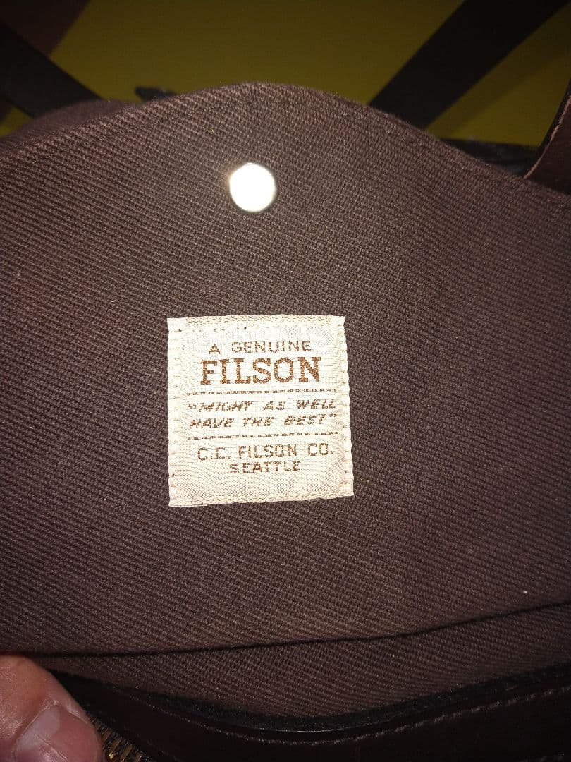フィルソン　スモールボストン　ブラウン　FILSON SMALL DUFFEL