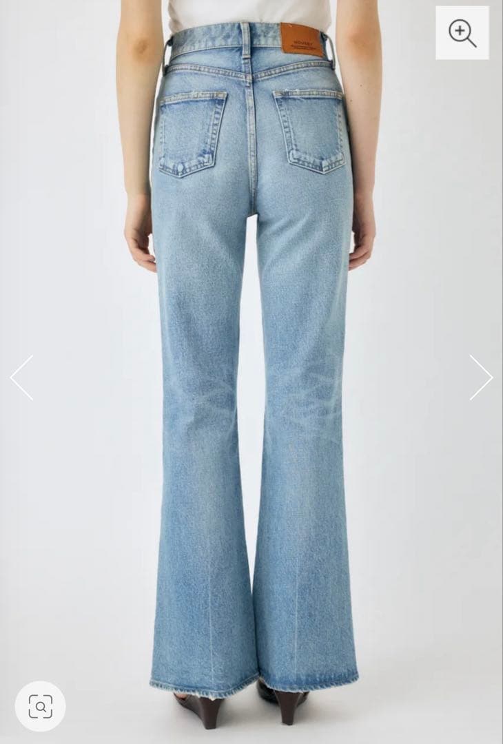 パンツ MOUSSY MVS L/BLU FLARE(L)