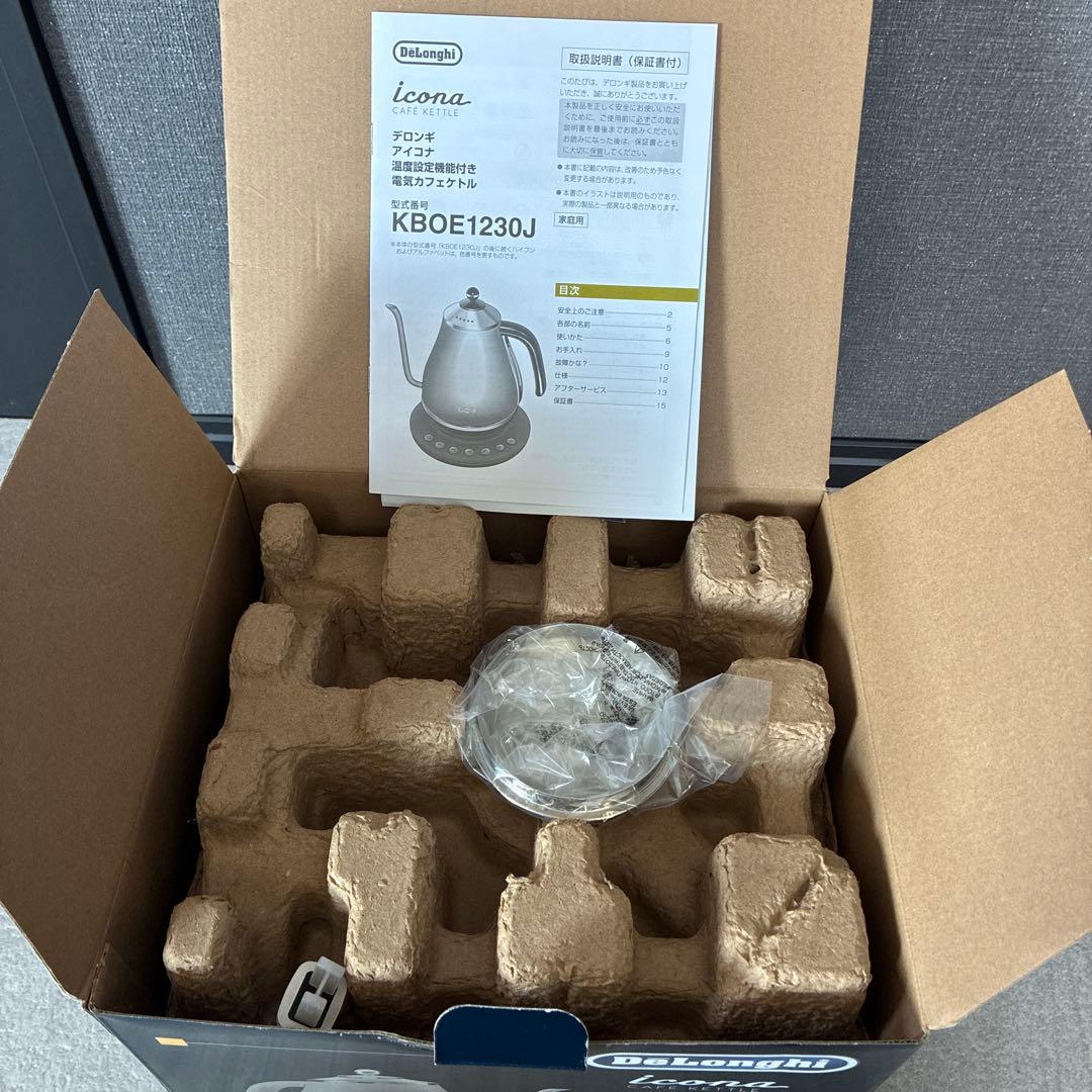 【新品・未使用】De'Longhi デロンギ アイコナ KBOE1230J-W