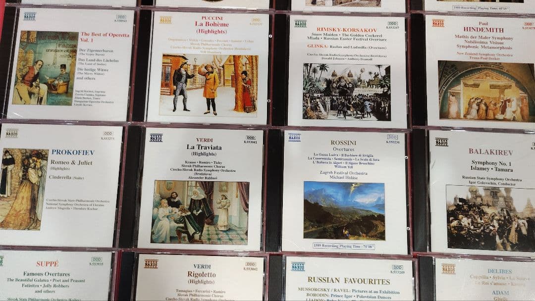 NAXOSレーベルのクラシック、オペラCD48枚セット