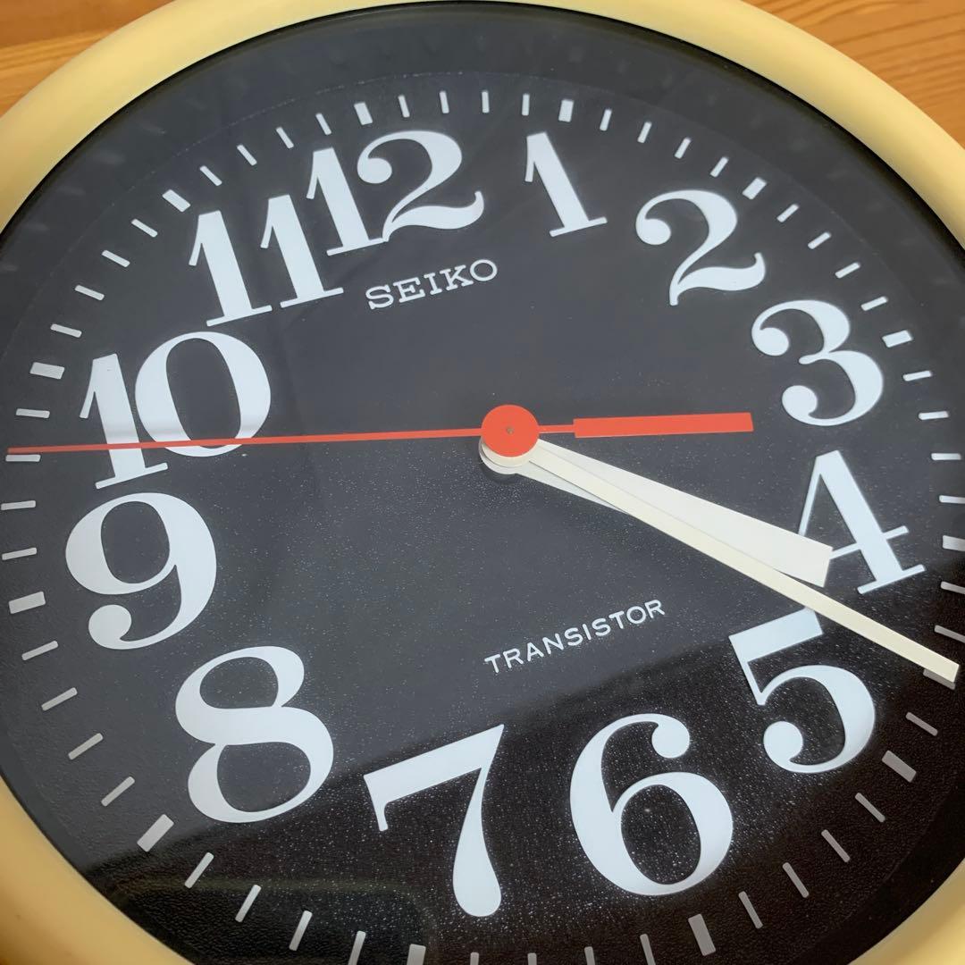SEIKO アナログトランジスタ時計 レトロ時計　動作OK