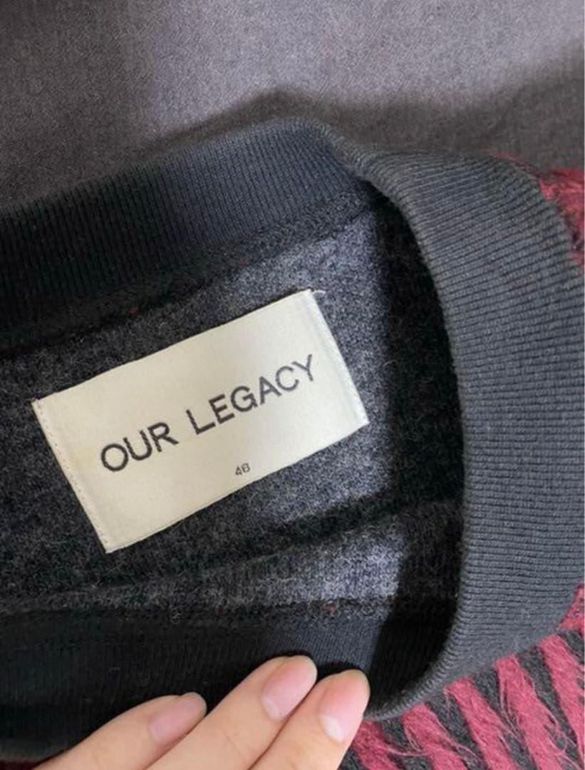 F*n様 Our Legacy ノースリーブベスト 赤黒ストライプ