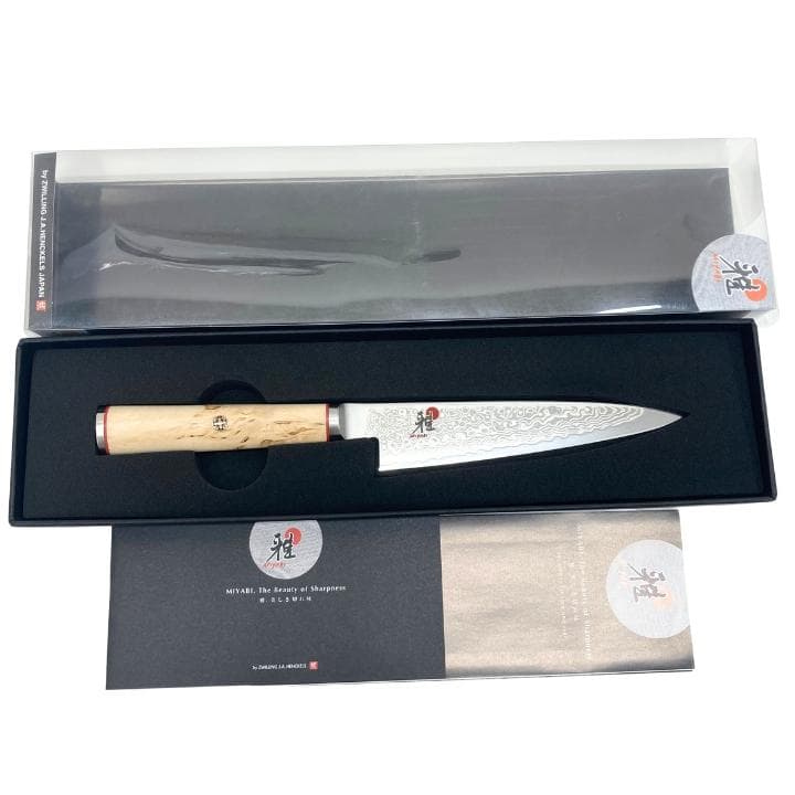 【N】ツヴィリング 雅 バーチウッド 5000MCD 小刀 包丁 13cm 新品