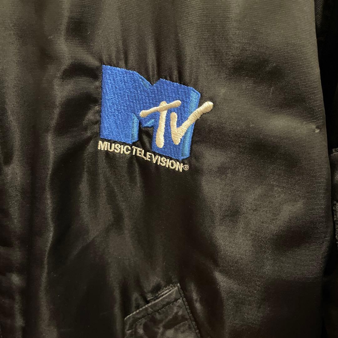 MTV ブラック MA-1 フライトジャケット