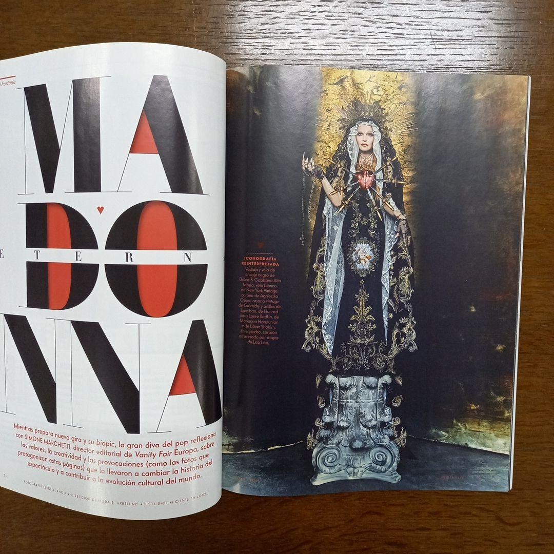マドンナ　VANITY FAIR Madonna forever Spain