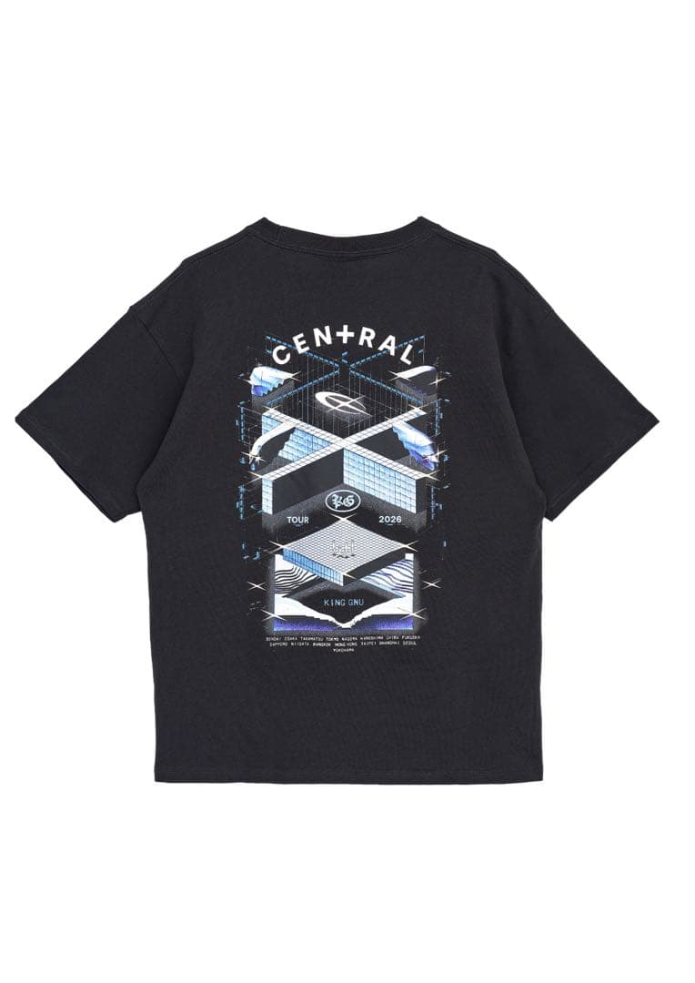ミュージシャン King Gnu 2026 CEN+RAL KEY VISUAL TEE