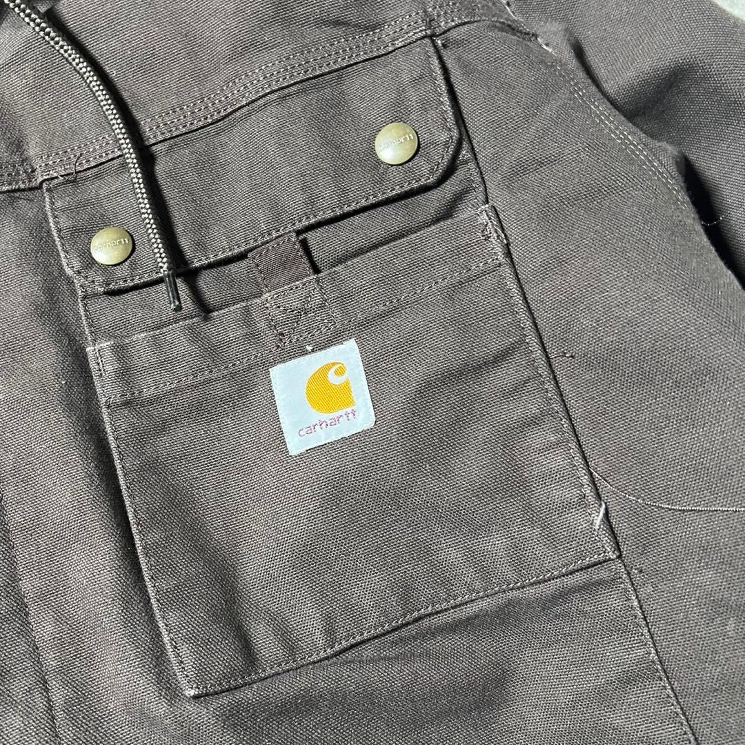 Carhartt バートレットジャケット サンドストーン ボア フード 茶