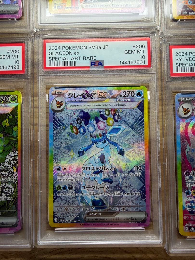 新 PSAケース PSA10 10枚ex ブイズSAR PSA10セット