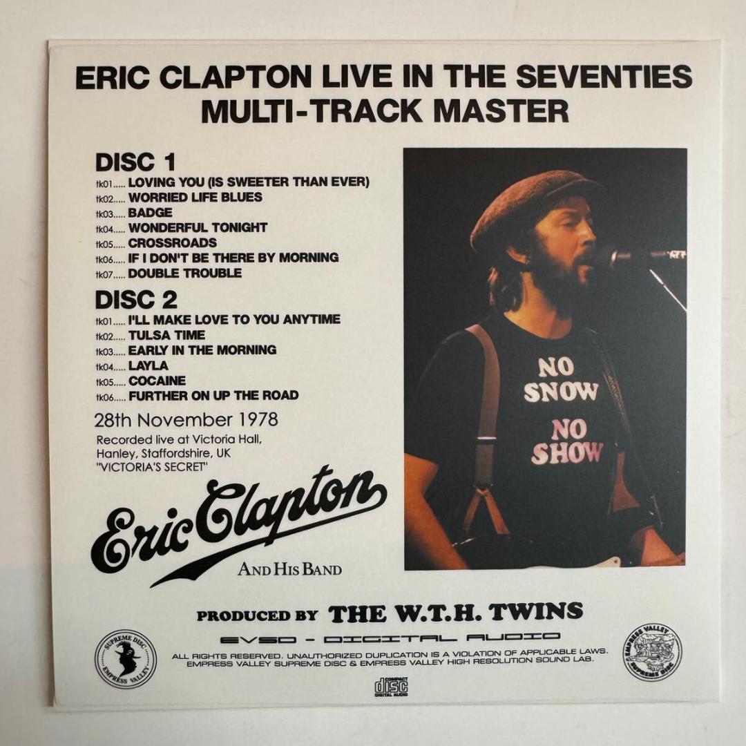 ERIC CLAPTON / ヴィクトリアの秘密 2CD + タオル付き限定版