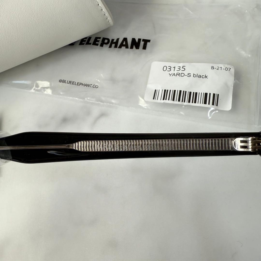 【新品タグ付き】BLUE ELEPHANT YARD-S black サングラス