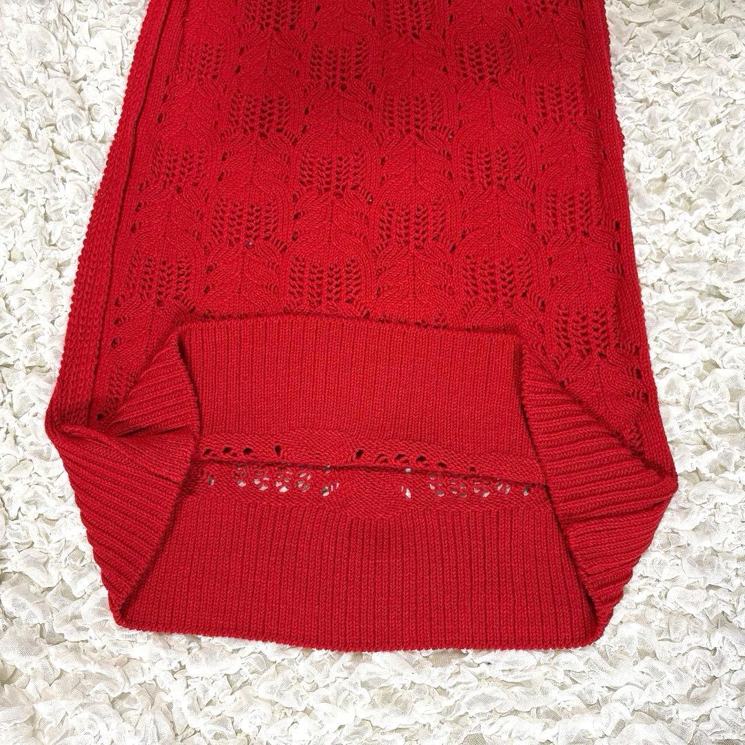 【美品】Y's ワイズ ヨウジヤマモト ケーブルニットタイトスカート ロング