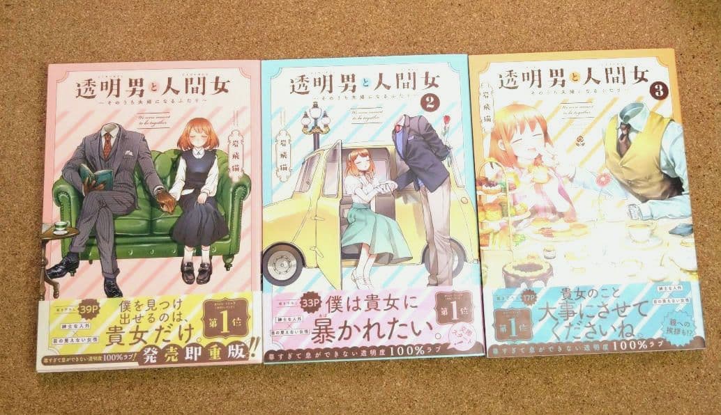 《美品・既刊全巻》透明男と人間女～そのうち夫婦になるふたり～ 1〜8巻