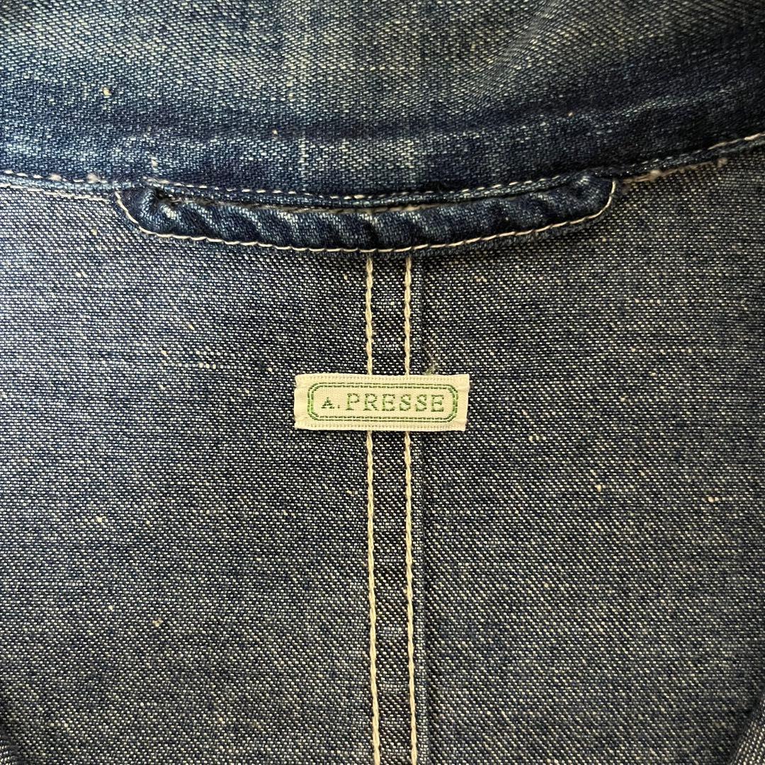 A.PRESSE アプレッセ 23SS デニムカバーオールジャケット
