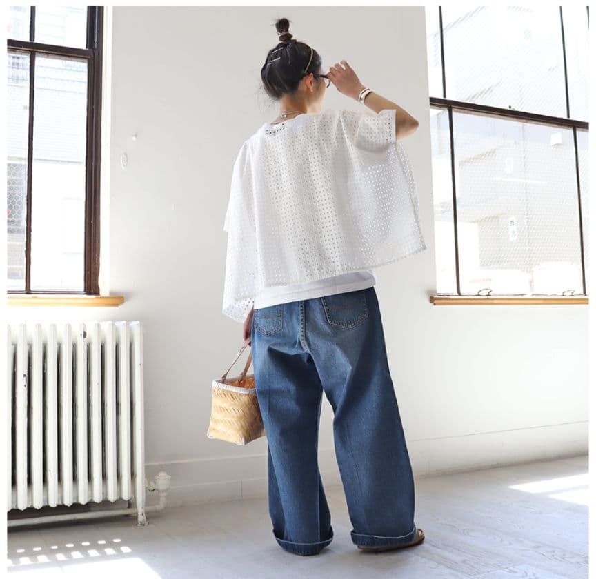 RhodolirioN 90’Loose Straight Jean Pant