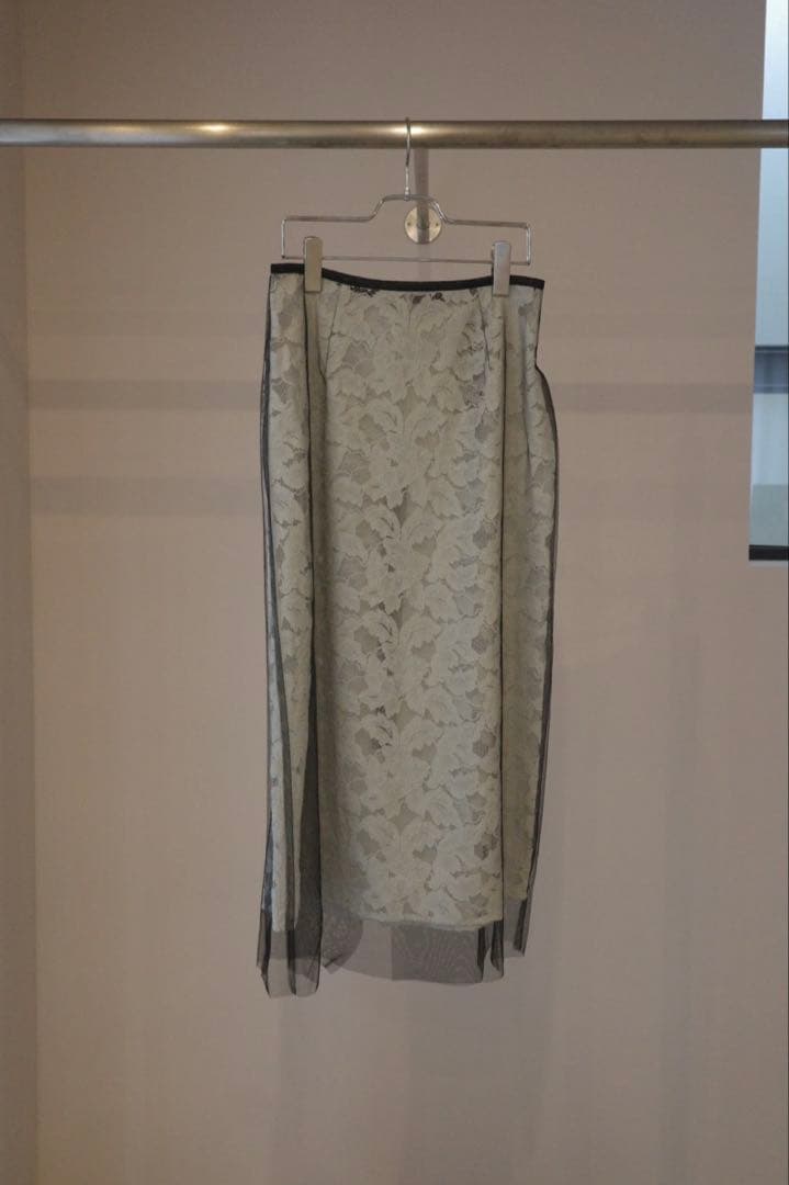 スカート marge tokyo 26ss Lace layered skirt