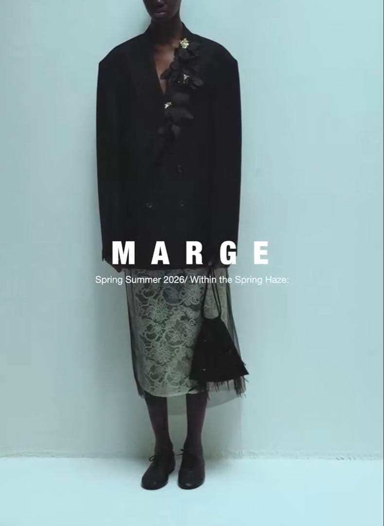 スカート marge tokyo 26ss Lace layered skirt