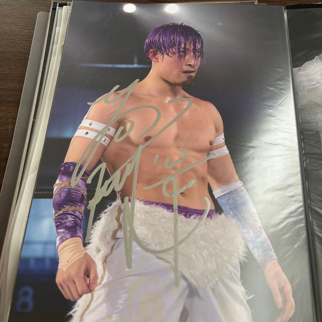 プロレスリングNOAH YO-HEY 直筆サイン入りポートレート　6枚