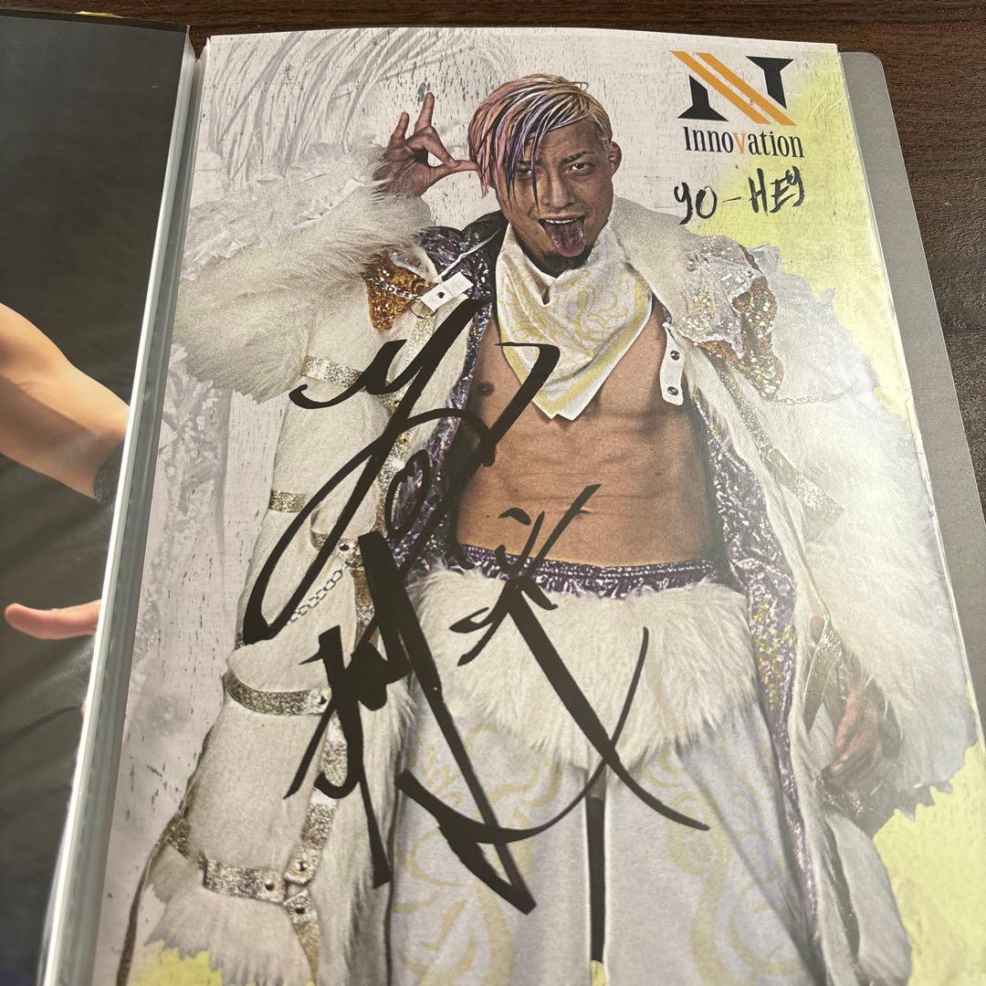 プロレスリングNOAH YO-HEY 直筆サイン入りポートレート　6枚