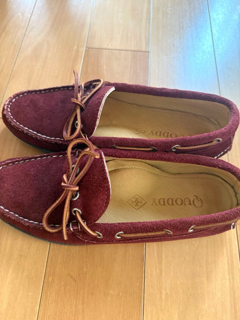 Quoddy Trail Moccasin US7 バーガンディ