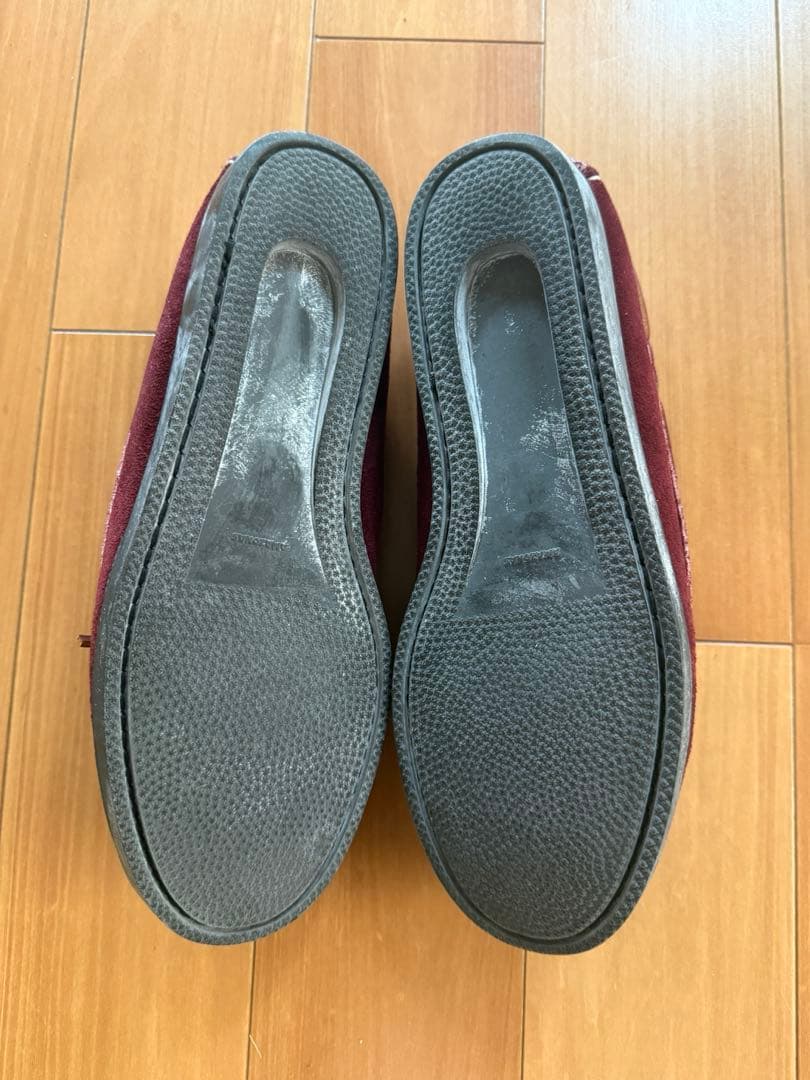 Quoddy Trail Moccasin US7 バーガンディ